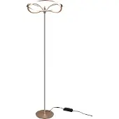 TRIO Charivari LED himmennettävä lattiavalaisin 3000K 31W 175cm mattamessinki