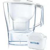 Brita Aluna Cool, Vesikannun suodatin, 2,4 L, Läpinäkyvä, Valkoinen