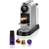 Krups Nespresso CitiZ Silver XN741B10 Silver kapselikeitin – hopea