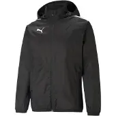 Puma Urheilutakki 'teamLIGA' musta / valkoinen