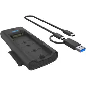 Icy Box – IB-180MS-C31 USB-C/USB-A 3.2 DockingStation für M.2 NVMe SSD und 3.5"/2.5" SATA HDD