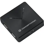 Conceptronic Hubbies02b 4xusb 3.0 Hub Musta