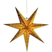 Star Trading Antique joulutähti 60 cm kulta