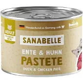 Sanabelle 6 x 195 g ankka & kana All Meat kissanruoka