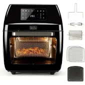 Black & Decker ES9730030B, 12 l, 1700 W, airfryer, musta