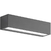 LUCANDE Led ulkoseinävalaisin Lengo , Musta, Alumiini, Moderni