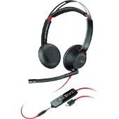 Poly Blackwire 5220 Kuulokkeet Langallinen Pääpanta Toimisto/puhelukeskus USB Type-C Musta (207586-201)