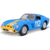 Bburago Model Car18-26305 Ferrari 250 GTO 1:24 sininen / keltainen