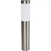 LINDBY aurinkokäyttöinen LED-lamppu Aleeza, 61 cm, ruostumaton teräs, Aleeza, Alumiini/harmaa/sinkki, Ruostumaton teräs, Moderni