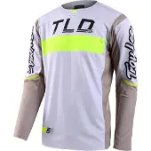 Troy Lee Designs 2023 SE Pro Jersey - Grid (keskikokoinen) (sumu/FLO keltainen)