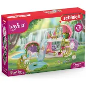 Schleich Kimaltava kukkatalo yksisarvisilla, järvellä ja tallilla - - 42445 - Monivärinen - Vaaleanpunainen - Tyttö