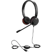 Jabra Evolve 30 II UC, langallinen kuulokemikrofoni, USB-A, musta