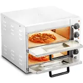 Vevor kaupallinen työtasoinen pizzauuni sähköinen pizzauuni 16" pizzalle sisätiloissa