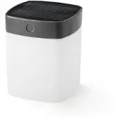 Konstsmide Assisi neliö solcell LED 1W Himmennettävä harmaa. 7806-302