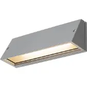 SLV Led ulkoseinävalaisin Pema, Alumiini/harmaa/sinkki, Lasi, Moderni,