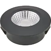 Sigor Projektivalaisin upotettava 60 Diled 5W 300lm 2700-2100K musta 36° dtw