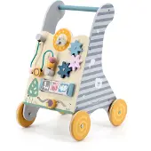 Viga Toys puinen opettavainen työntökone (44028)