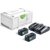 Festool Latauspakkaus SYS 18V 2x5,0/TCL 6 DUO