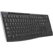 Logitech Näppäimistö - - K270 - Langaton RF - QWERTZ - Vedenkestävä - Musta