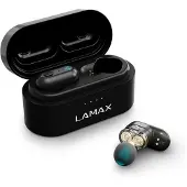 Lamax Duals1, True Wireless Stereo (TWS), Puhelut/Musiikki, 20 - 20000 Hz, 66 g, Kuulokkeet, Musta (LMXDU1)