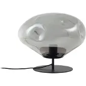 LINDBY Pöytävalaisin Lelia , Alumiini/harmaa/sinkki, Olohuone/ruokailutila, Lasi, Design