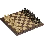 Goki Lautapeli - - Taikapelin avattava shakki - 28 x 28 x 2 cm - Ihanteellinen sisätiloihin - 2 tai enemmän pelaajaa
