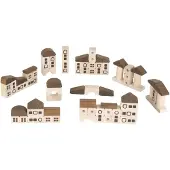 Goki Wooden Building Blocks City 70 pieces.