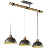 LINDBY Riippuvalaisin , Holgar, himmennettävä, Harmaa, Olohuone, Metalli, Teollinen