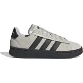 Adidas Matalavartiset tennarit 'Grand Court Alpha 00s' vaaleanharmaa / musta