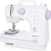 Emerio Basic SEW-121820 -ompelukone, 12 ohjelmaa, 4-vaiheinen napinläpi (Sininen/Valkoinen)