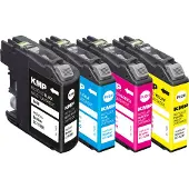 KMP – 1525,4005, Musta, Syaani, Magenta, Keltainen, 14,1 ml, 4 kpl, 600 sivua, 600 sivua, Monipakkaus