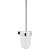 GROHE Essentials Cube, WC-harja ja teline, Kromi