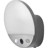 Osram SMART+ WiFi ulko ROUND, kamera, anturi, harmaa himmennettävä, Alumiini/harmaa/sinkki, Synteettinen materiaali, Moderni