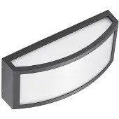 LINDBY Led ulkoseinävalaisin Jakari , Musta, Alumiini, Moderni