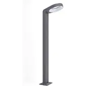 LUCANDE Led pylväsvalaisin JARKA , Alumiini/harmaa/sinkki, Alumiini, Moderni