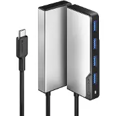 Alogic USB-C Fusion SWIFT 4-in-1 Hub – Space Grey