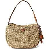 GUESS Ofelia Hobo Shoulder Bag - Beige - ONE SIZE