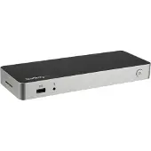 StarTech.com USB-C Dual-Display 4K kannettavan tietokoneen telakointiasema, 60 W virransyöttö ja SD-kortinlukija (DK30CHDPPD