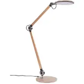 LINDBY Led pöytävalaisin Nyxaris , himmennettävä, Messinki/kulta, Työhuone/toimisto, Synteettinen materiaali, Moderni