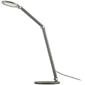 LUCANDE Led pöytävalaisin Mion , himmennettävä, Alumiini/harmaa/sinkki, Työhuone/toimisto, Alumiini, Moderni