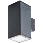 Kanlux S.A. Gori 235 seinävalaisin IP44 2xGU10 16cm antrasiitti