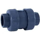 Pool Total 25697 Pvc-u Ø50 Tarkistusventtiilit Pallo-sarja Epdm O-renkaat Liuotinliitäntä