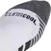 Adidas Urheilusukat 'Performance CLIMACOOL Cushioned Quarter 3-Pack' meleerattu harmaa / musta / valkoinen