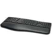 Kensington ProFit Ergo Wrlss, Täysikokoinen (100 %), Langallinen & langaton, Langaton RF + USB, AZERTY, Musta (K75401FR)