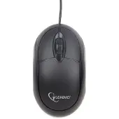 Gembird MUS-U-01, Molempikätinen, Optinen, USB A-tyyppi, 1000 DPI, Musta