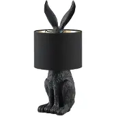 LINDBY Pöytävalaisin Lorentina , Musta, Olohuone/ruokailutila, Tekstiili/kangas/silkki, Design