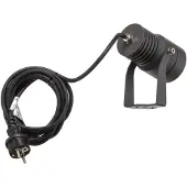 LUCANDE LED-ulkovalaisin Jon, maapiikki, säädettävissä, IP65 Jon, Alumiini/harmaa/sinkki, Alumiini, Moderni