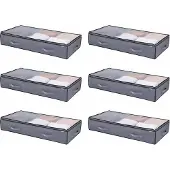 Vevor -sängynalussäilytyslaatikko kirkkailla kansilla, 996 x 500 x 180 mm, 90 litran suuret sängynalusvaatteastiat, matalaprofiilinen sängynaluslaatikko, kenkäjärjestelylaatikko peittoihin ja kenkiin,