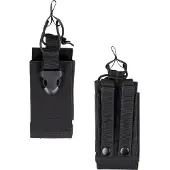 Sturm Bundeswehr und Freizeitshop Radio Pouch (Color: Black)