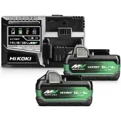 HiKOKI Tarvikesarja UC18YSL3WHZ; 36/18 V; 2x2,5/5,0 Ah; Li-ion